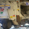 Un camión de basura se empotra contra un supermercado en Villafranca de los Barros