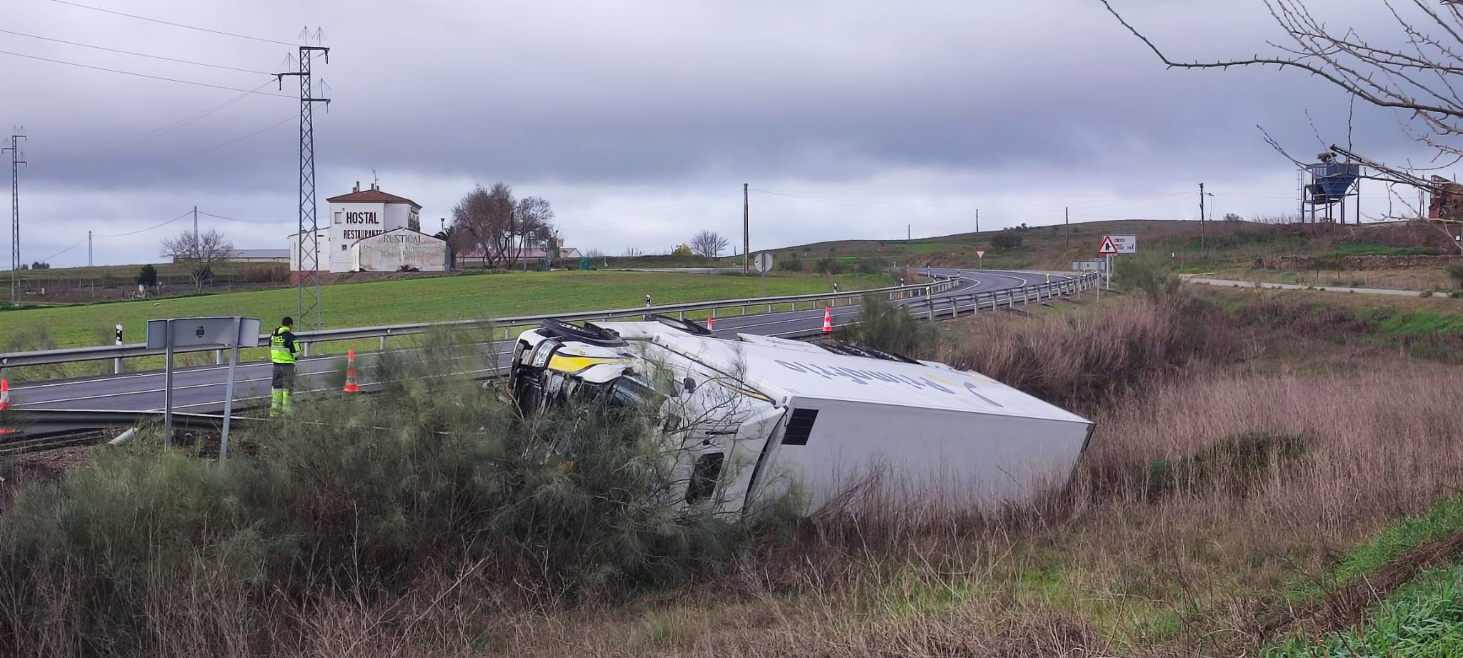 Accidente cerca de Berlanga