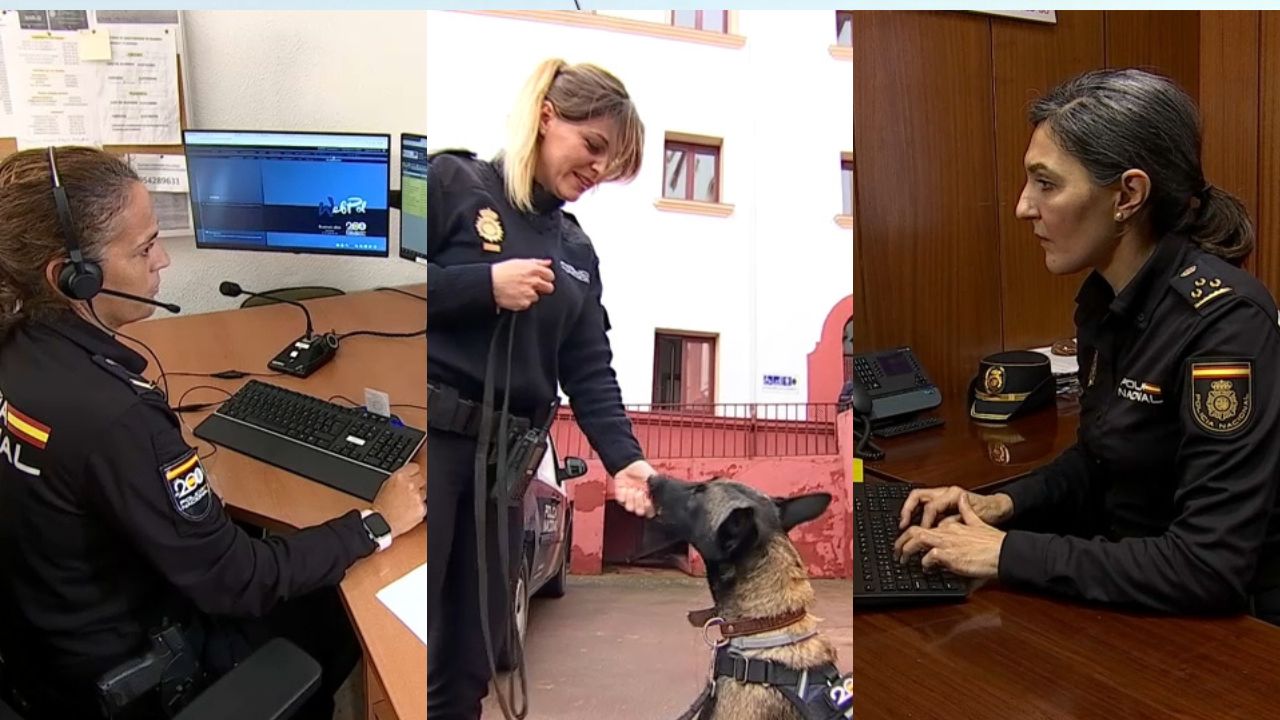 Mujeres en la Policía Nacional en Extremadura