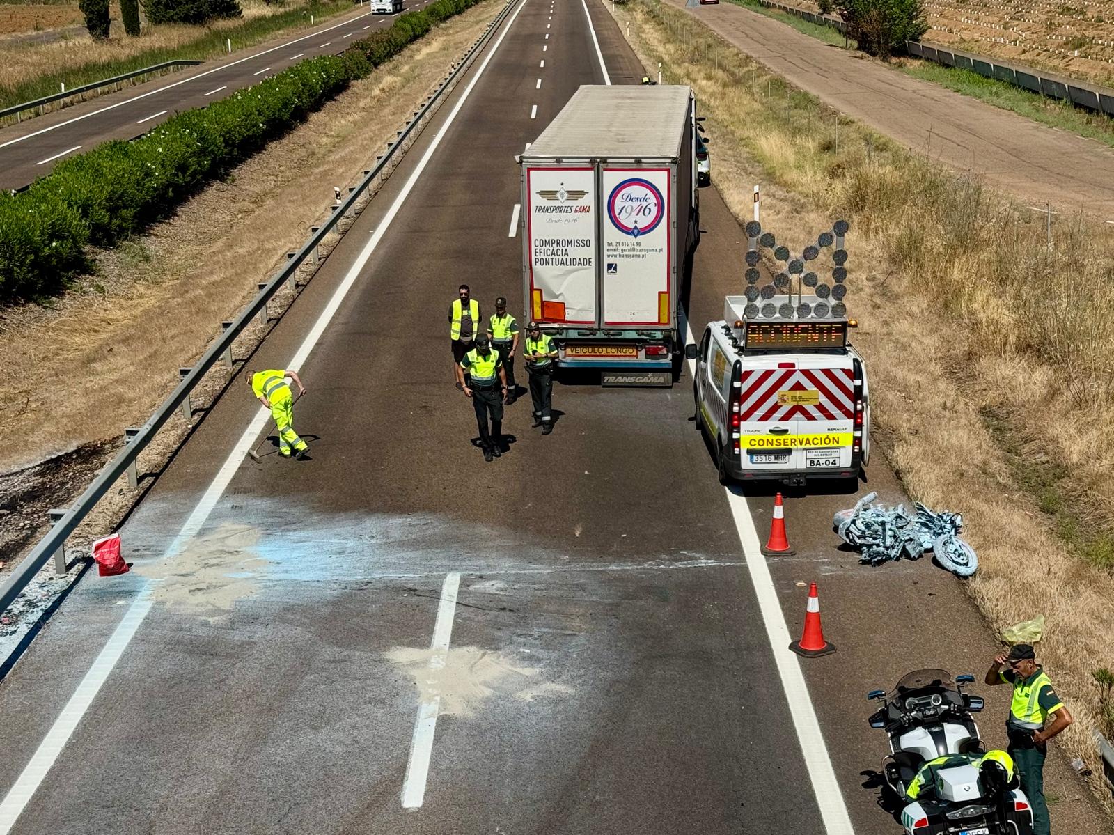 Accidente en la A-5