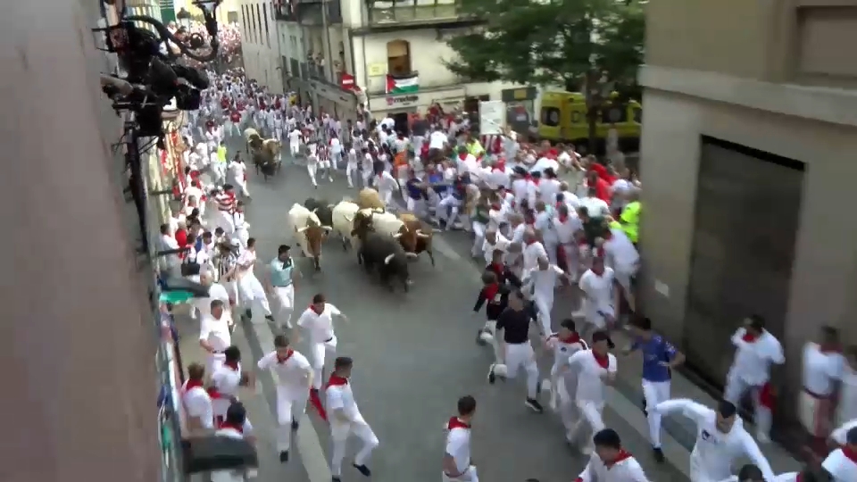 Encierro de Jandilla en los sanfermines