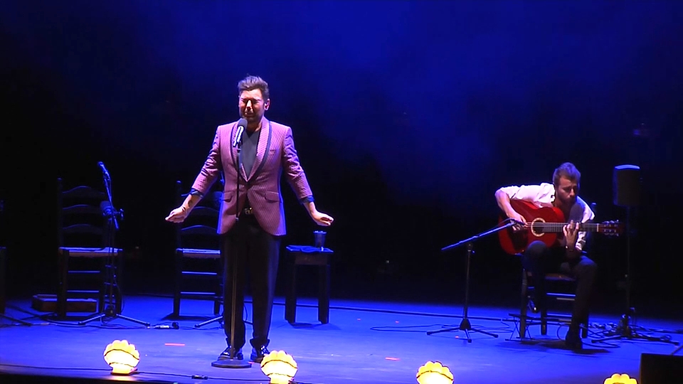 El cantaor español, Miguel Poveda, en Mérida
