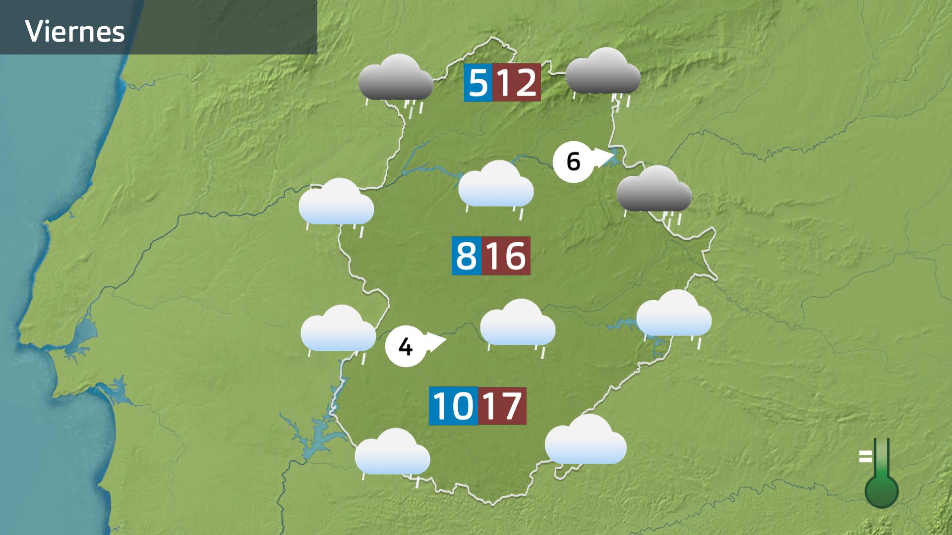 Mapa de previsión del 30 de enero