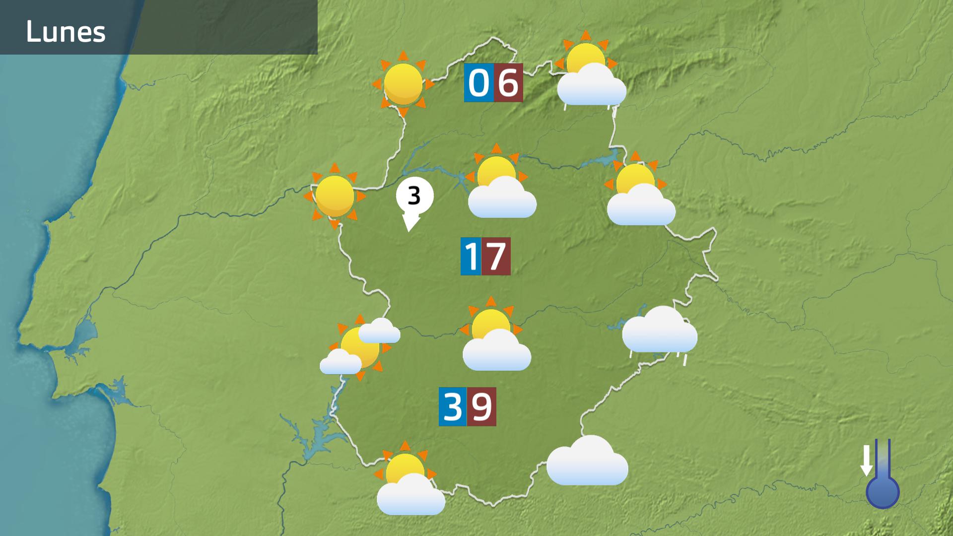Mapa de previsión del 5 de enero