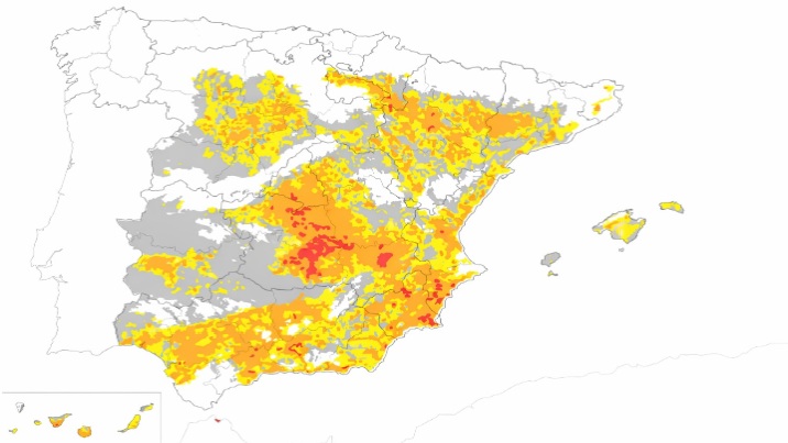 Desertificación en España