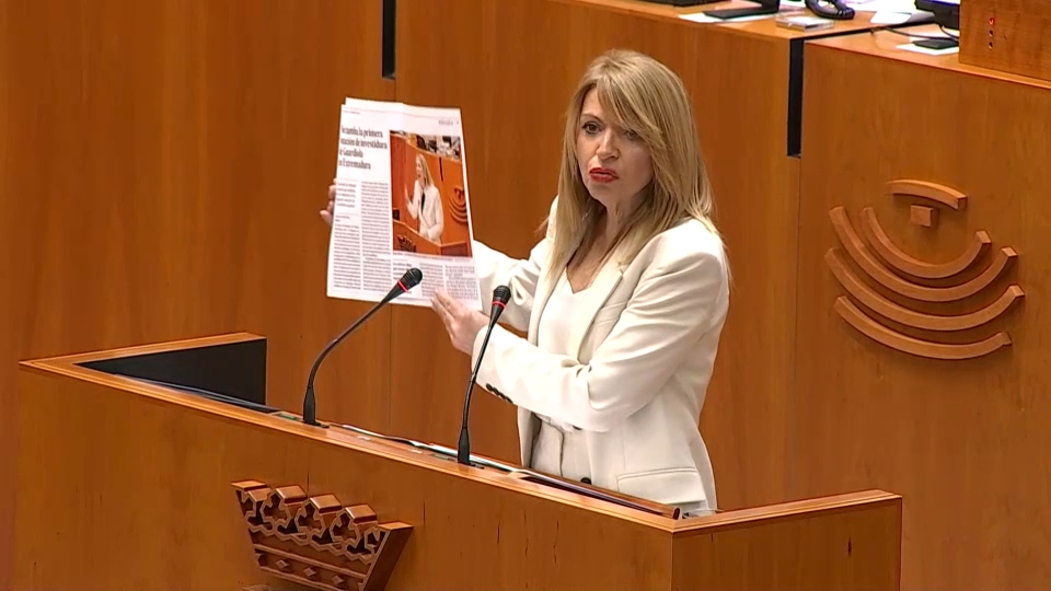 Piedad Álvarez, portavoz del PSOE en la Asamblea de Extremadura