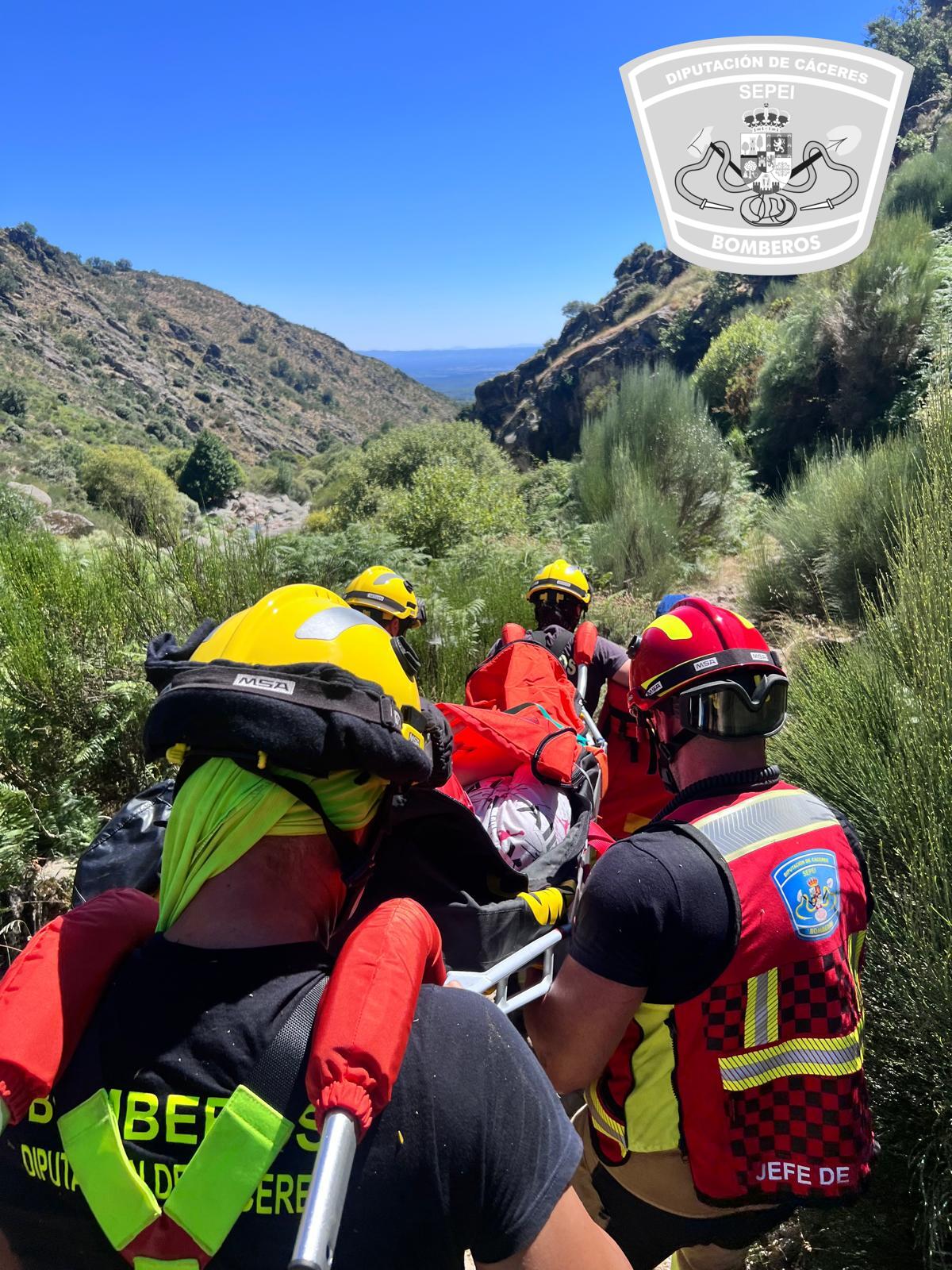 Bomberos en rescate