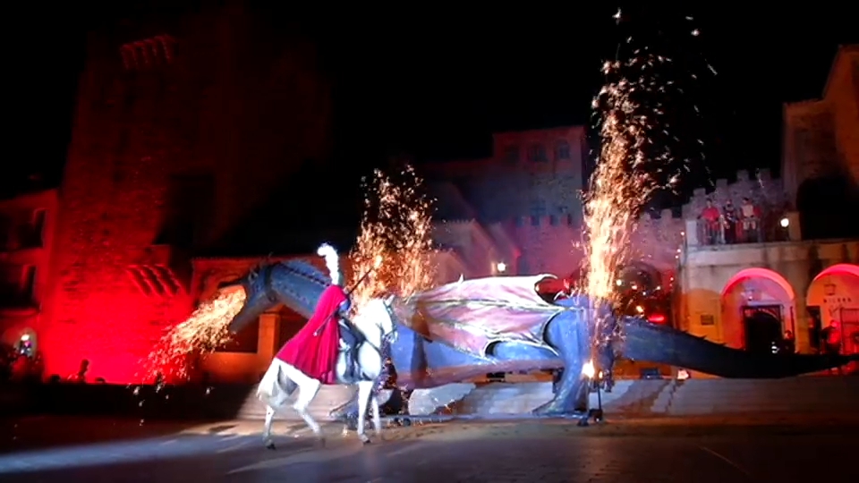 Celebración de San Jorge en Cáceres