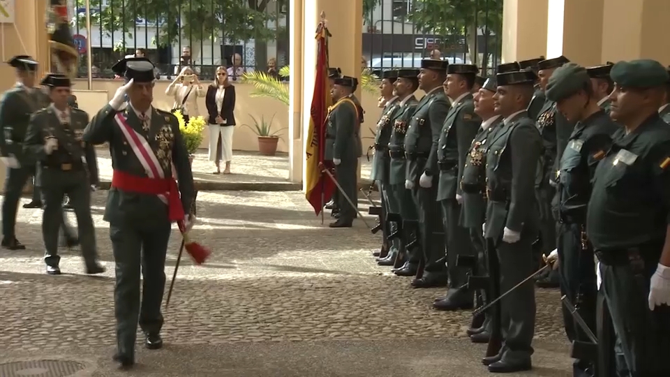 Acto en Badajoz por los 180 años de la Guardia Civil