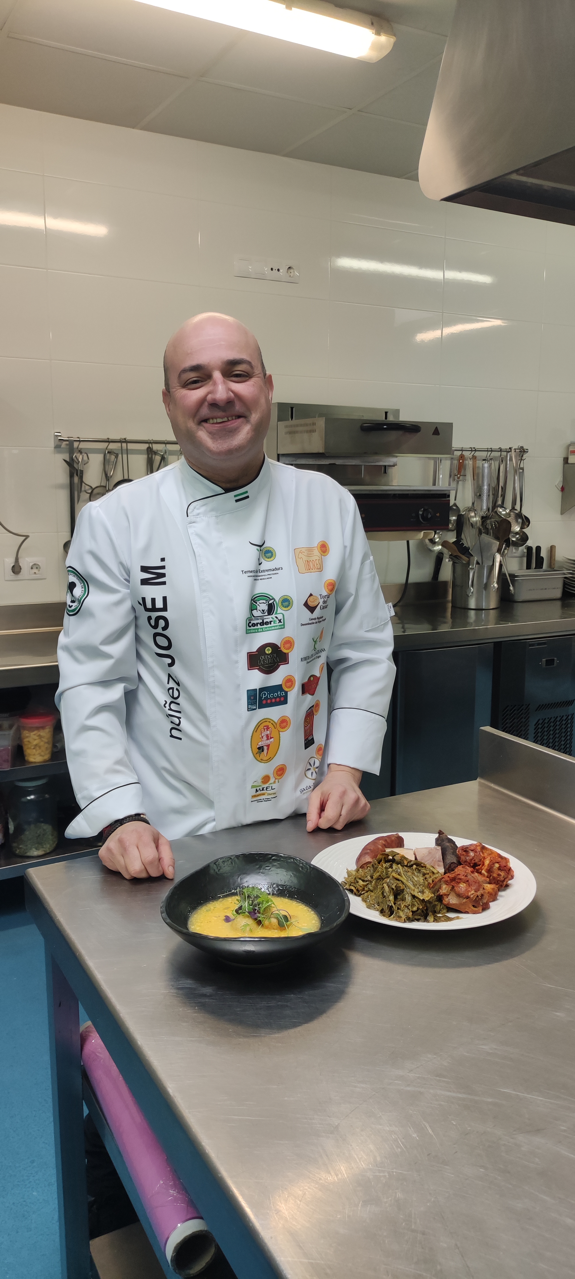 José Manuel Núñez, jefe de cocina del restaurante Entre2