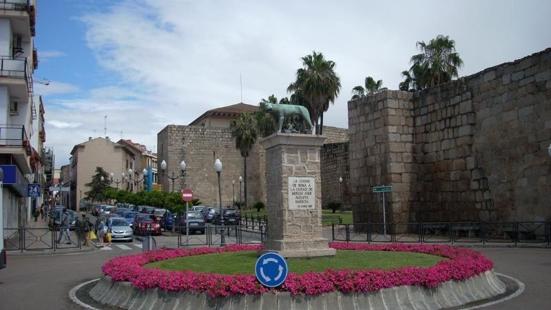 Loba capitolina de Mérida, con Rómulo y Remo