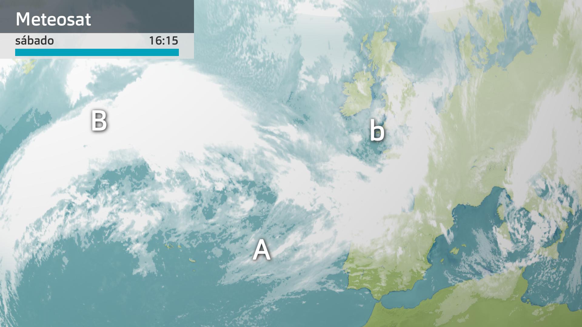 Imagen del Meteosat a las 16:15 horas