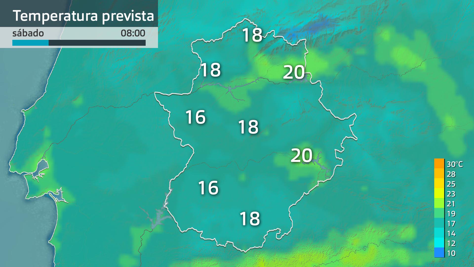 Temperatura mínima prevista