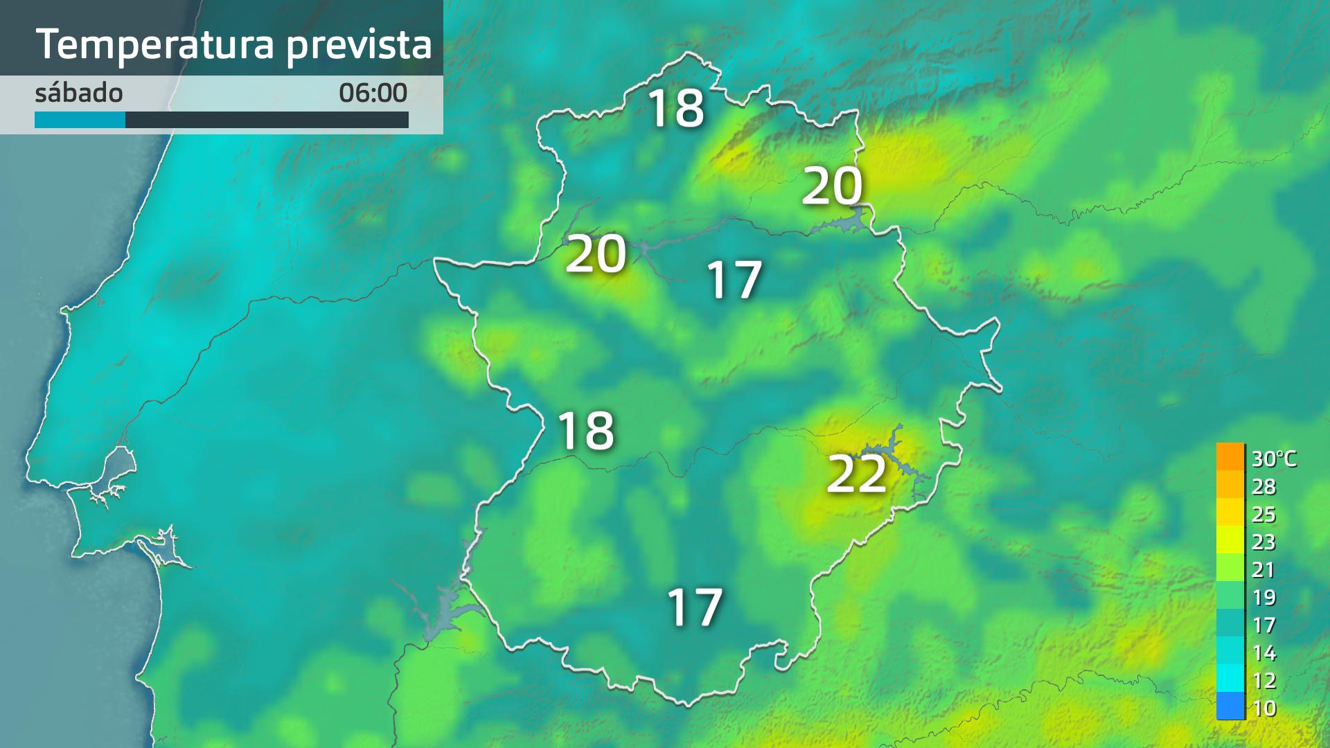 Temperatura mínima prevista