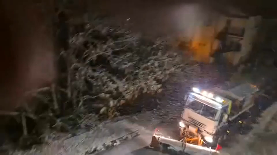 NIEVE EN LA GRAGANTA