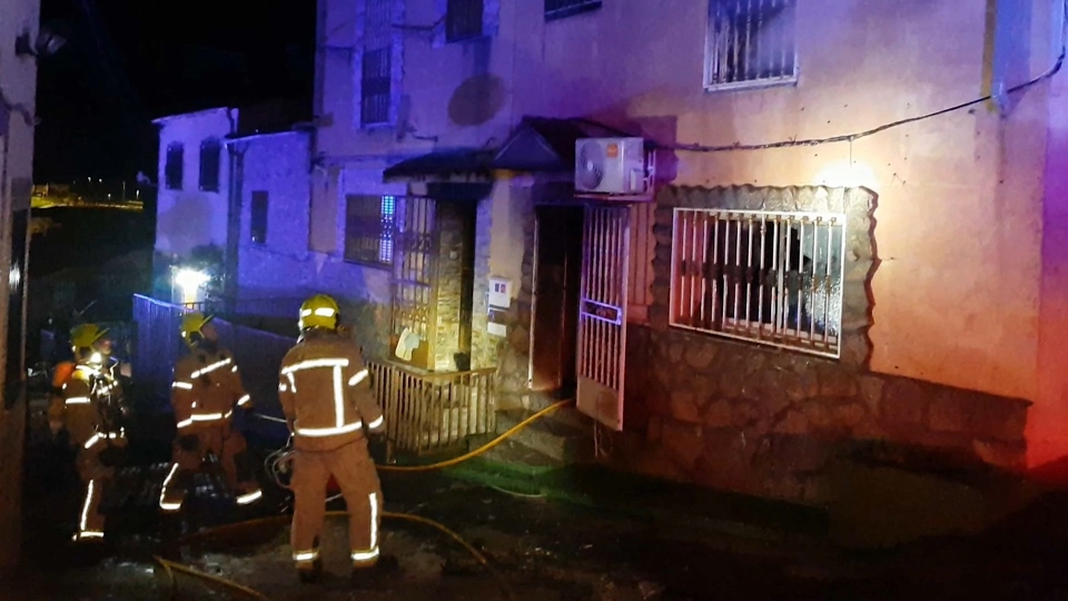 Vuelve a arder la vivienda de los encarcelados del barrio de San Lázaro en Plasencia