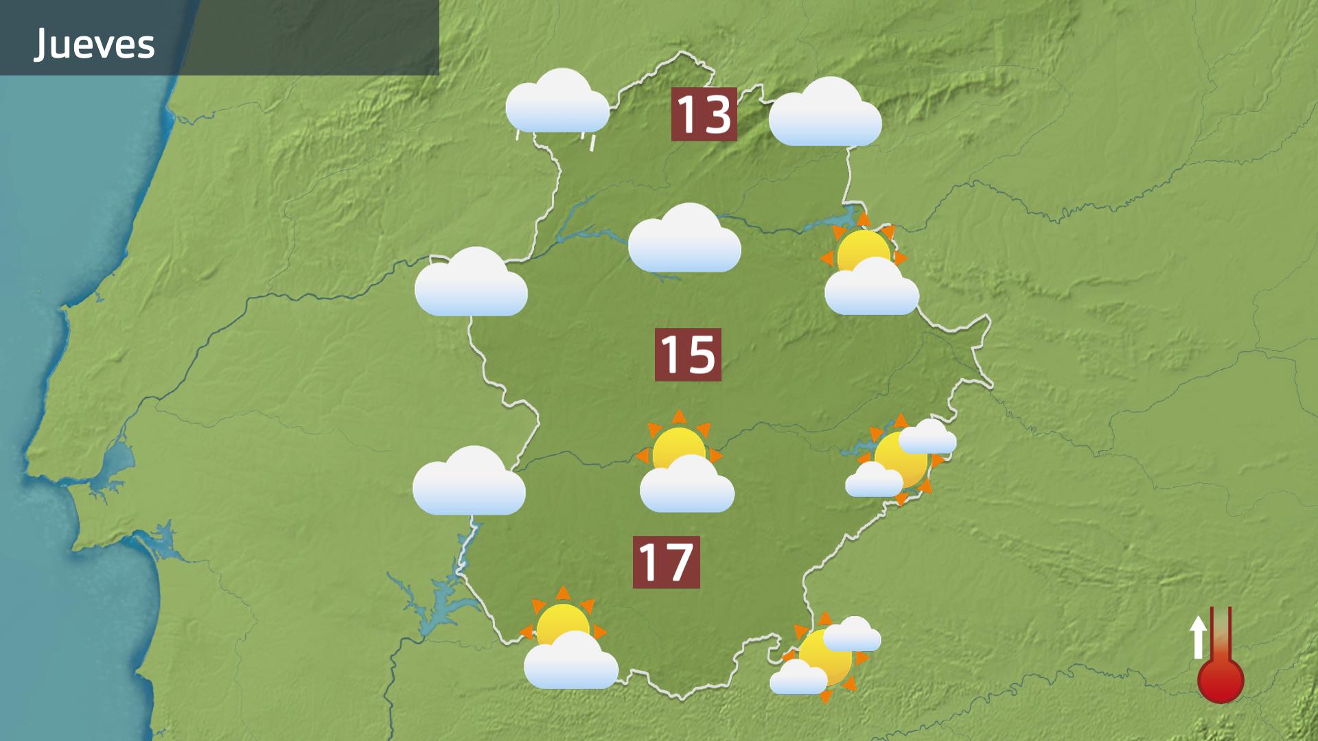 Mapa de previsión para hoy jueves 11 de diciembre