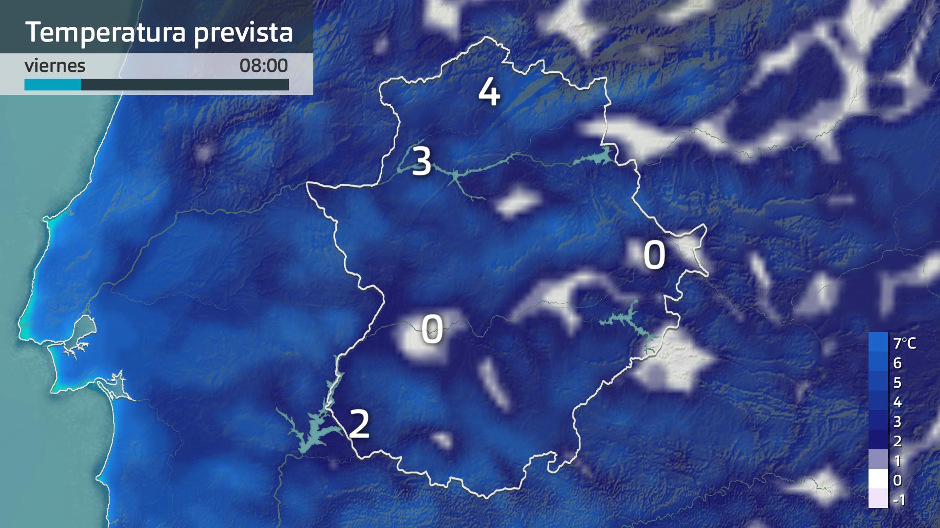 Temperatura mínima prevista