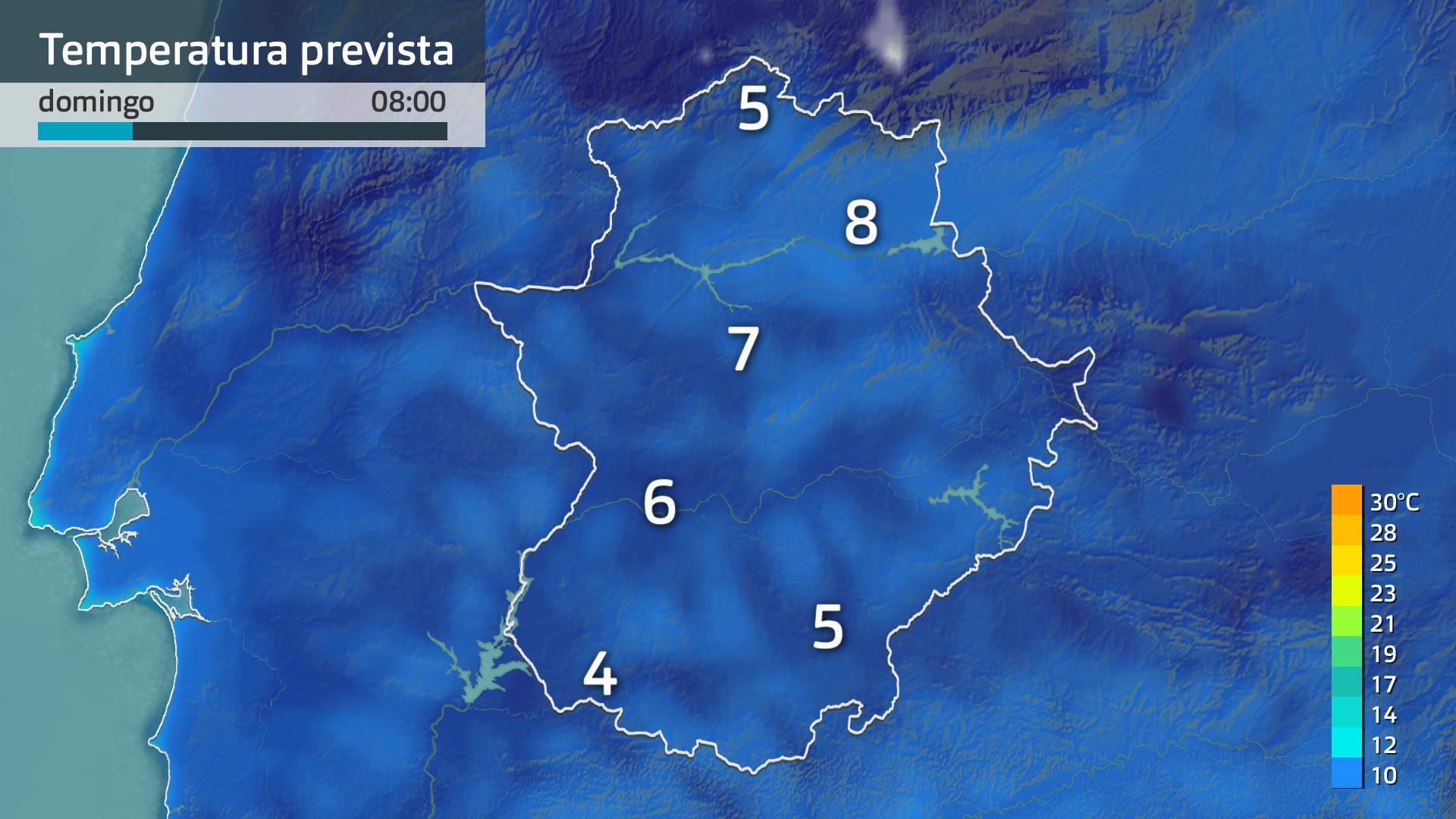 Temperatura mínima prevista