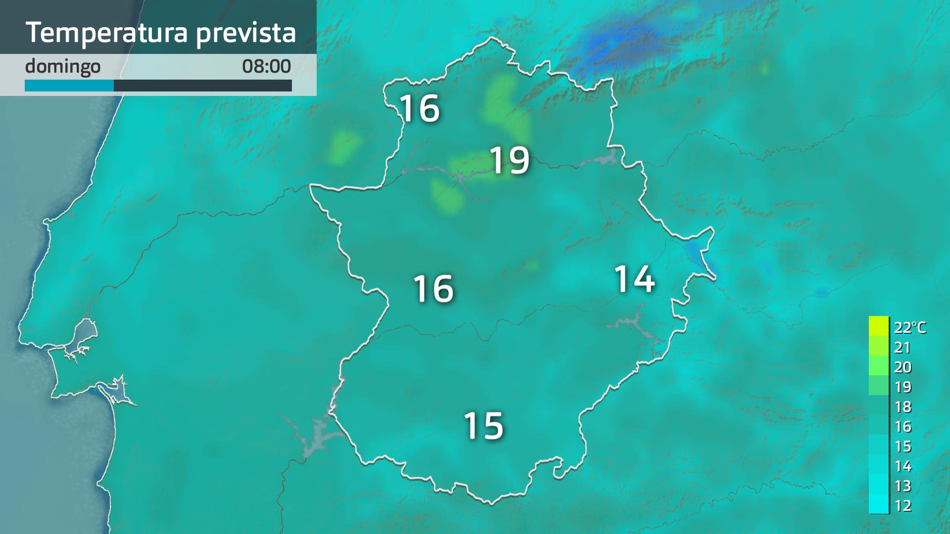 Temperatura mínima prevista