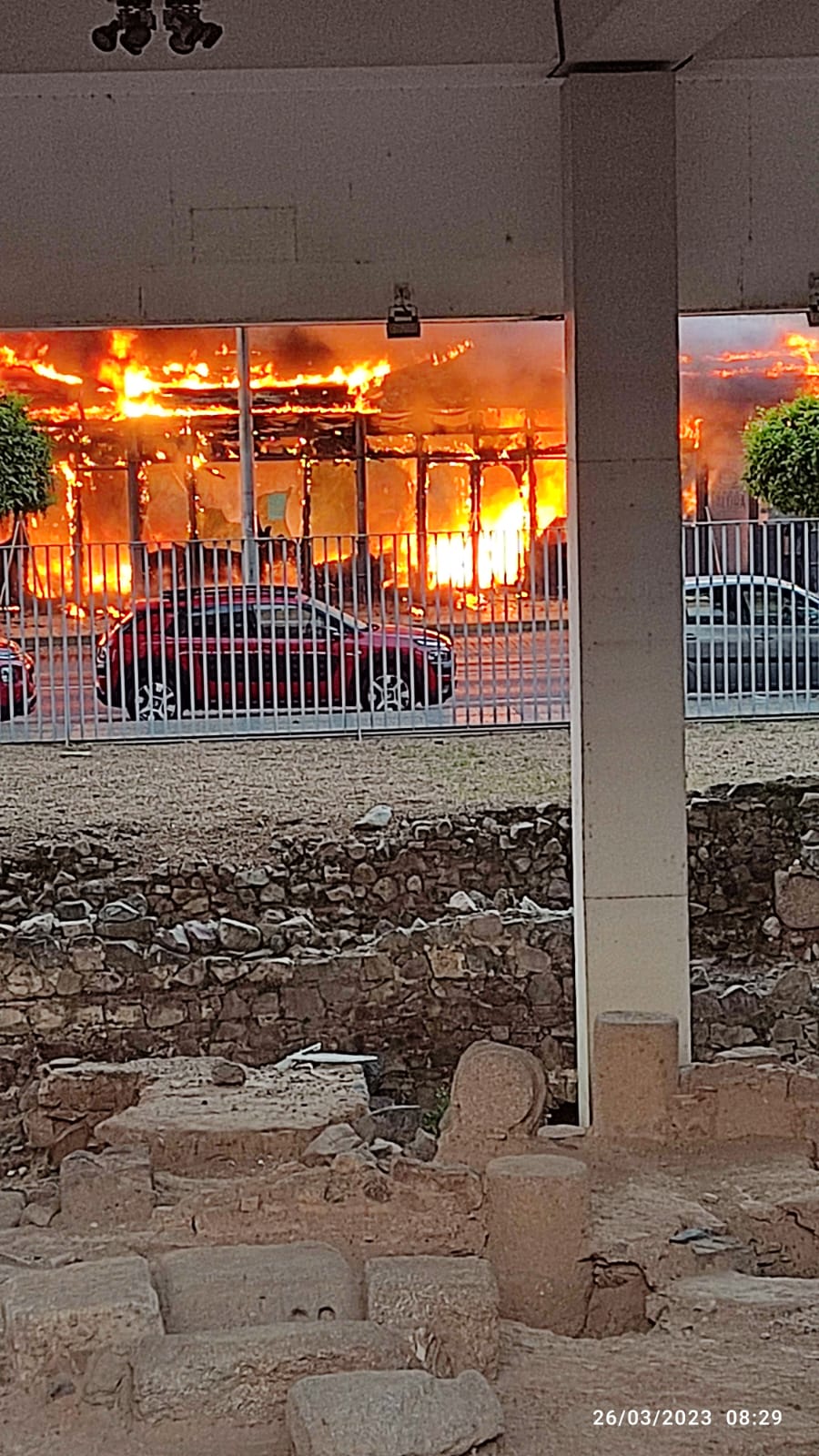 Incendio churrería