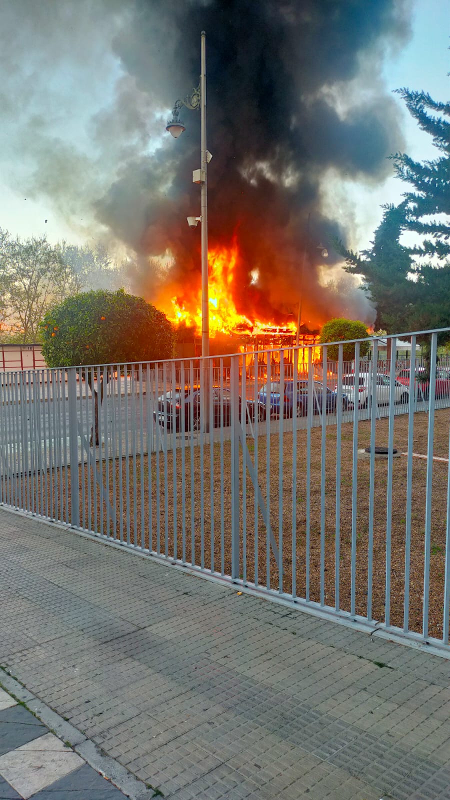 Incendio churrería