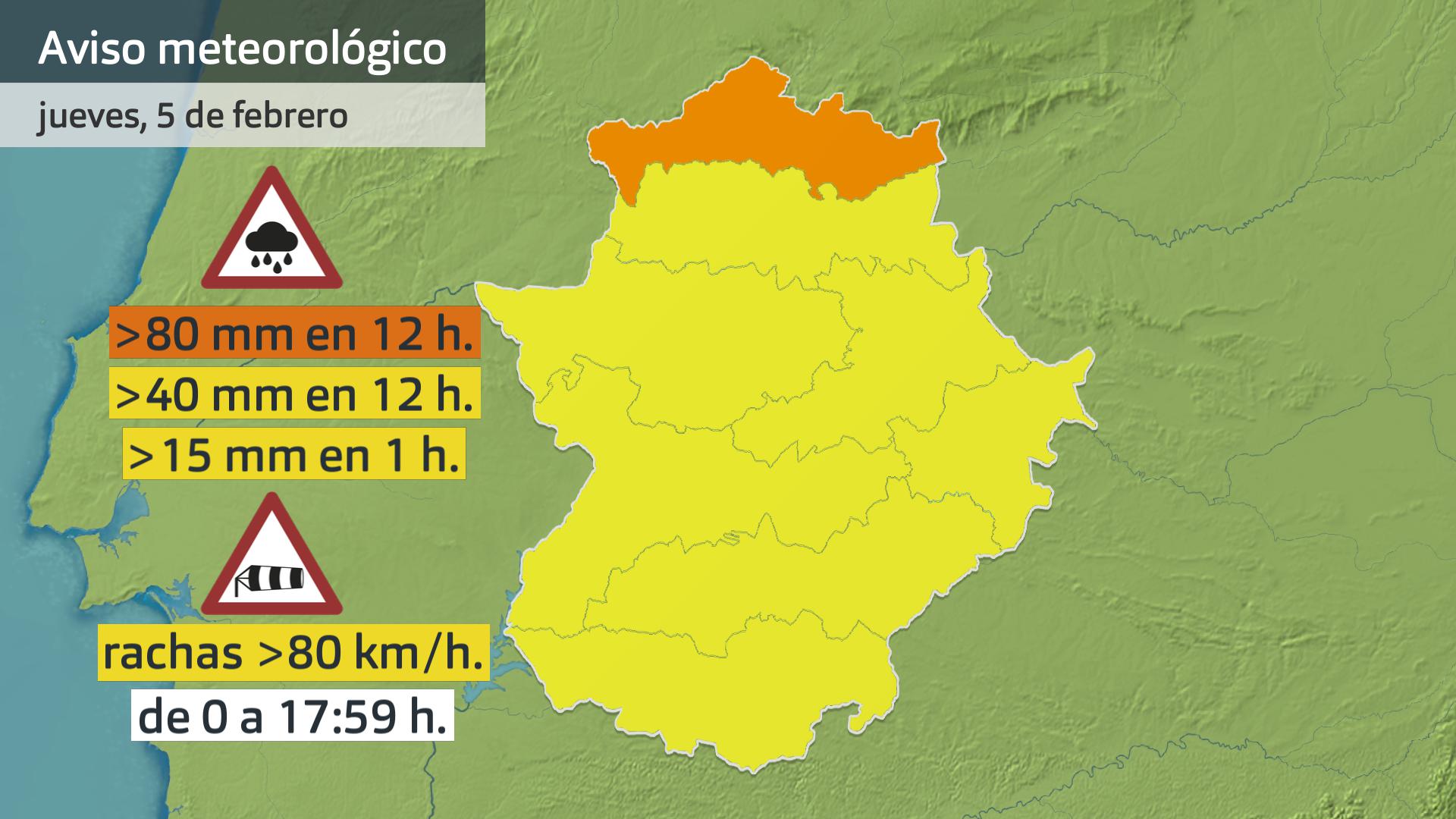 Previsión Extremadura