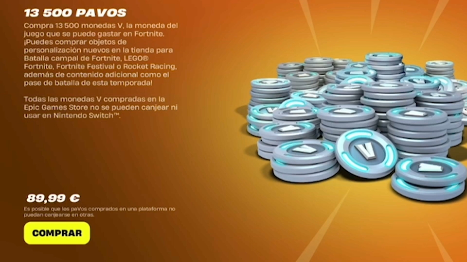 Compras en Fortnite