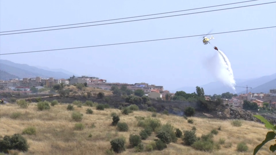 Incendio en Plasencia