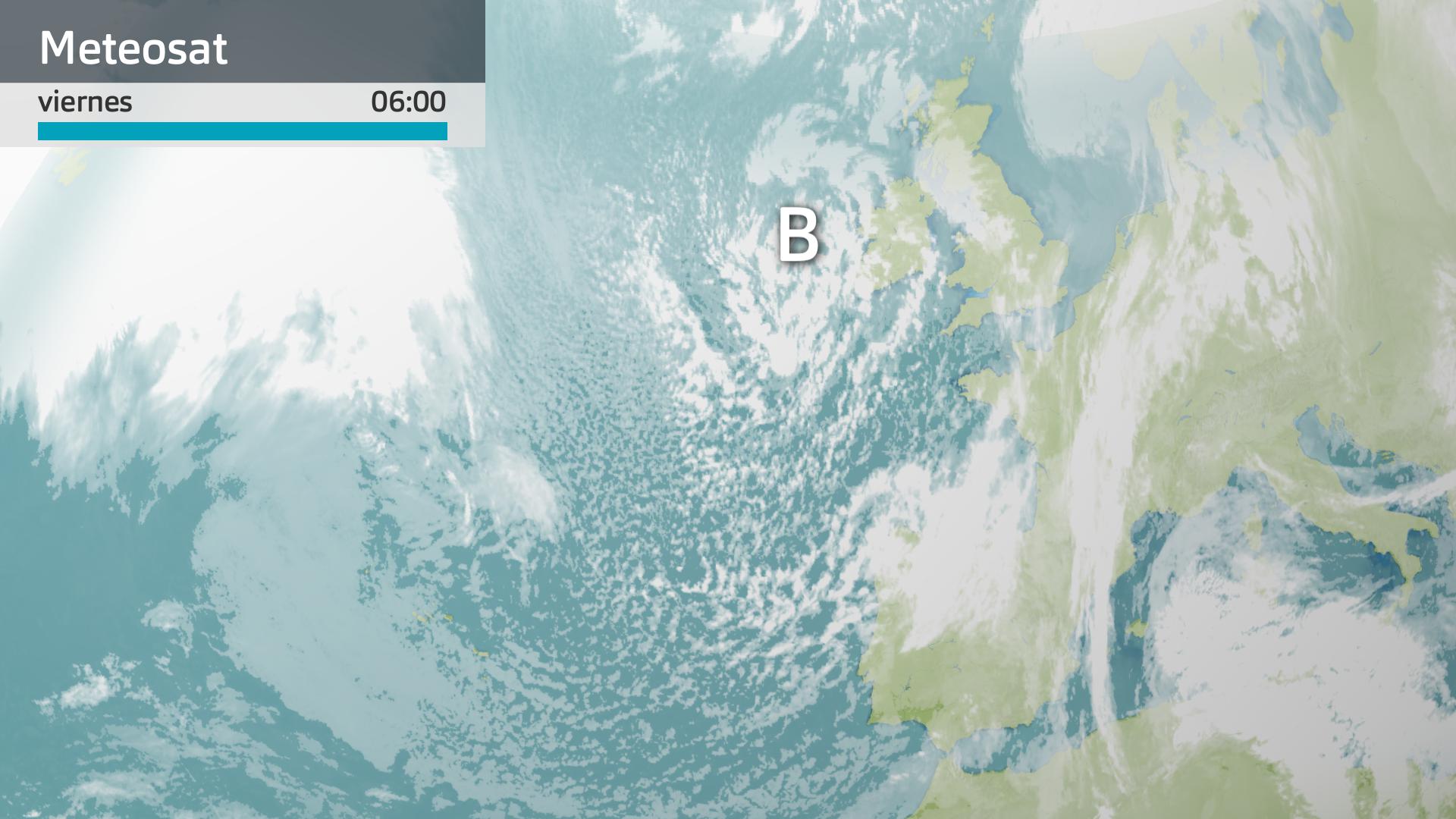 Imagen del Meteosat viernes 16 de enero 6 h.