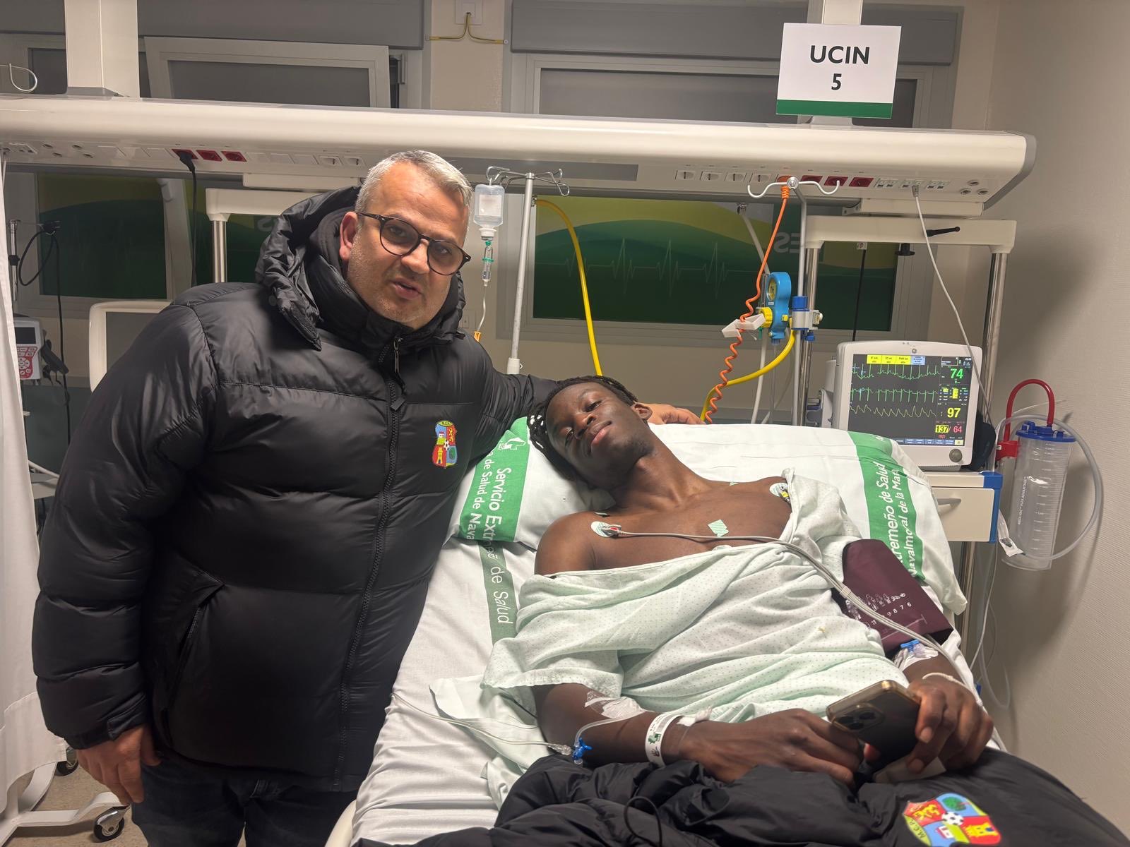 Guisevi en el Hospital Campo Arañuelo. Foto: @MORALO_CP