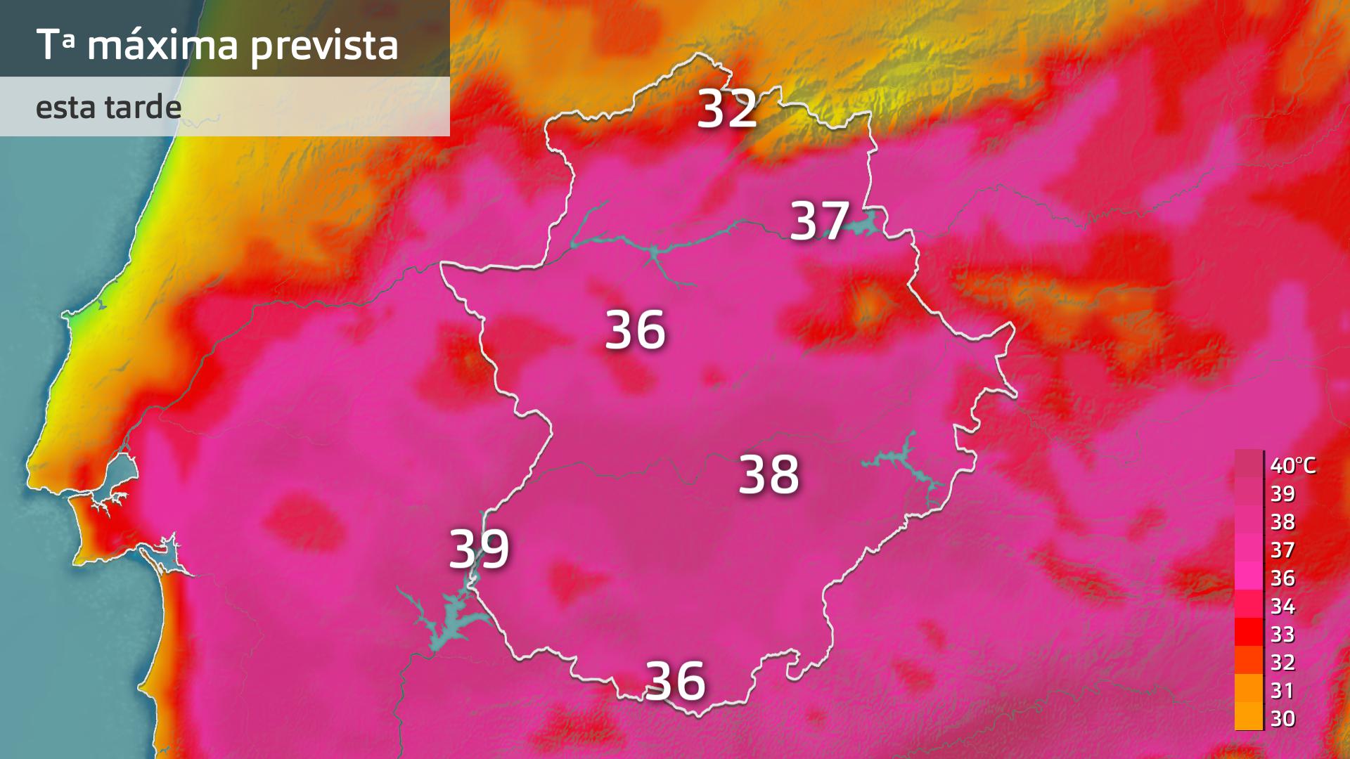 Temperatura máxima prevista para hoy viernes 30 de mayo
