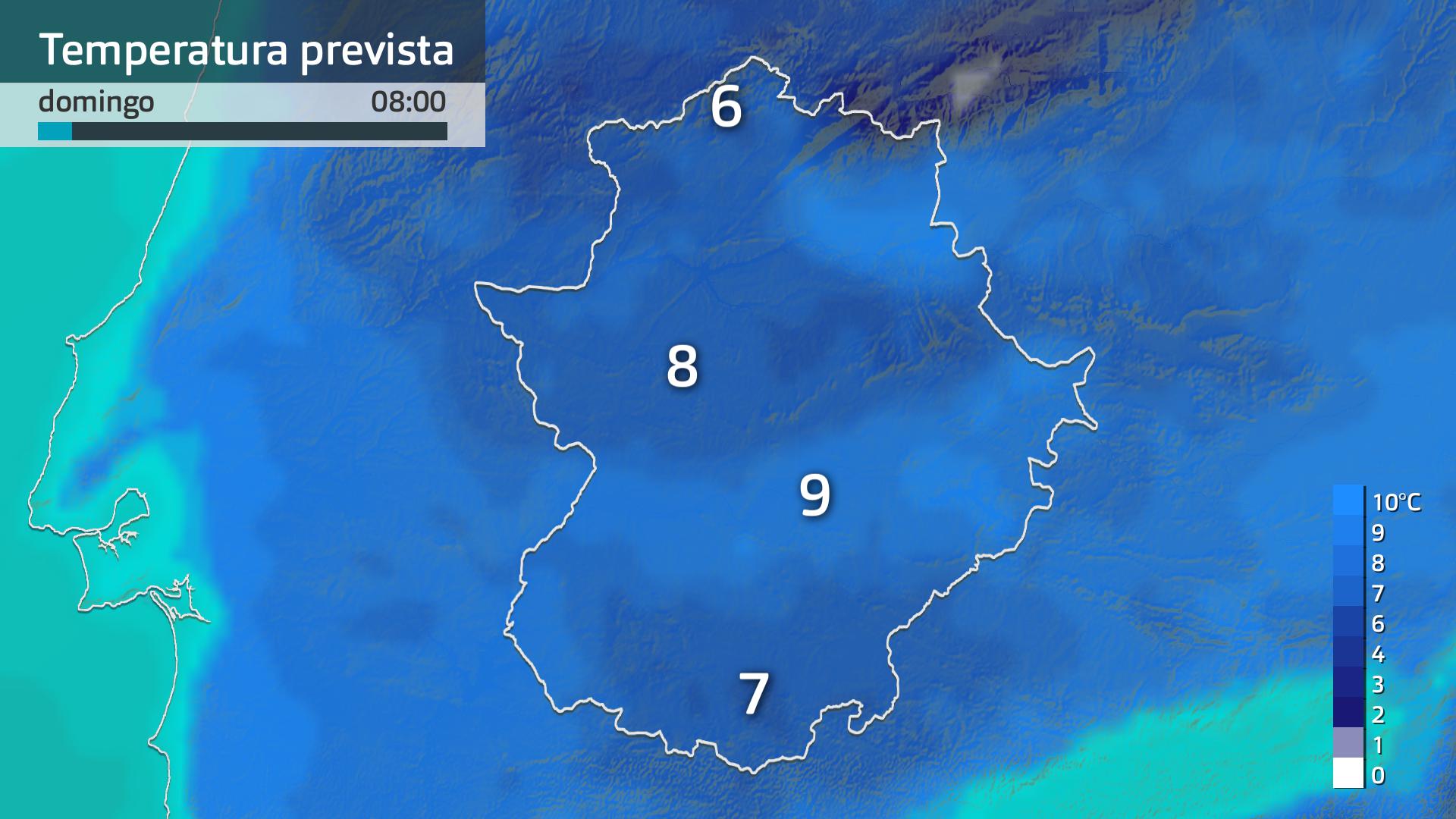 Temperatura mínima prevista