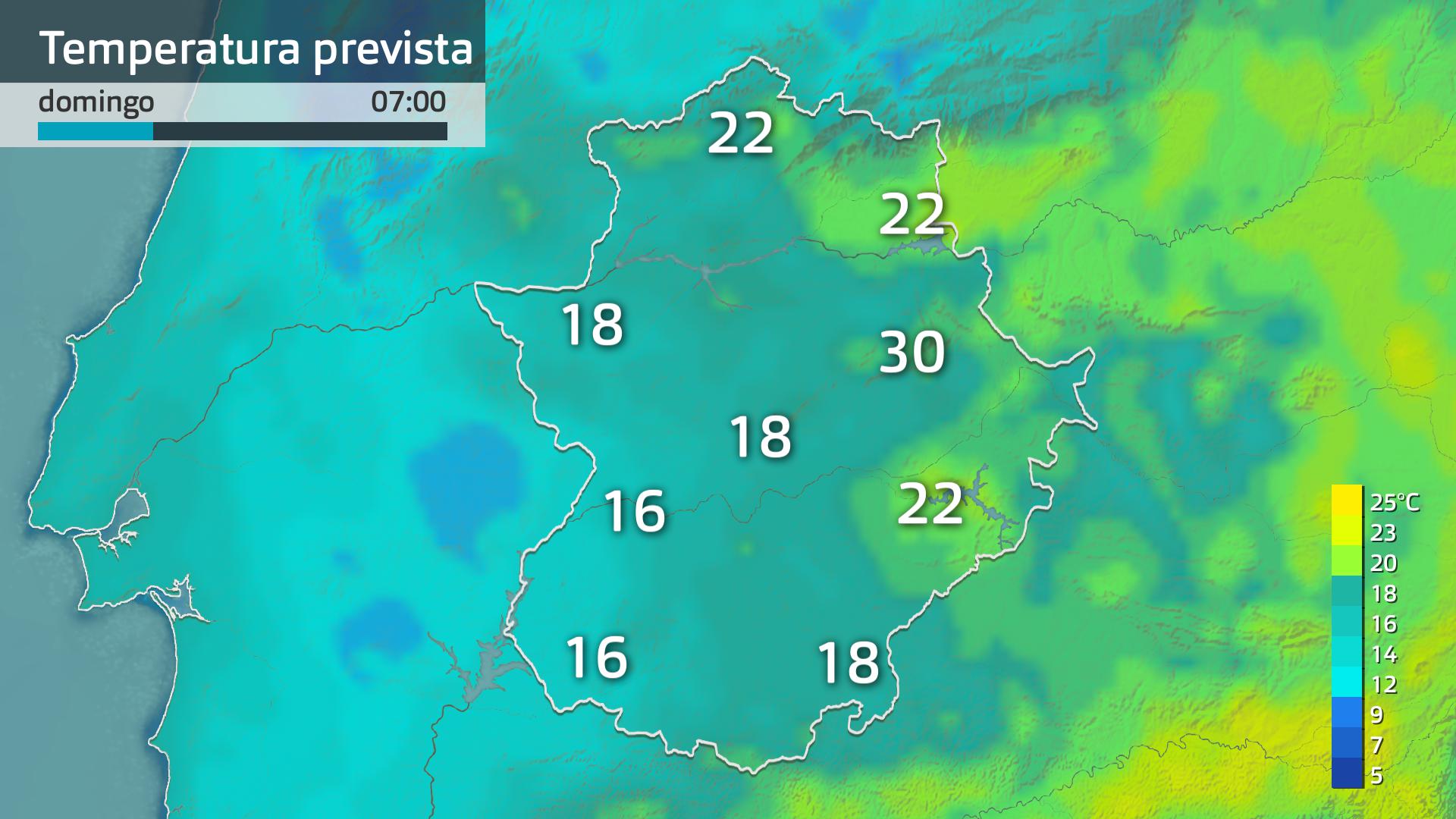 Temperatura mínima prevista