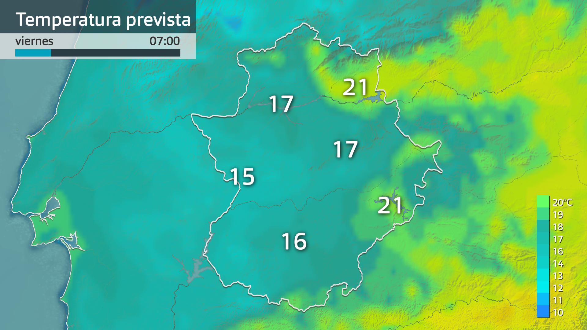 Temperatura mínima prevista