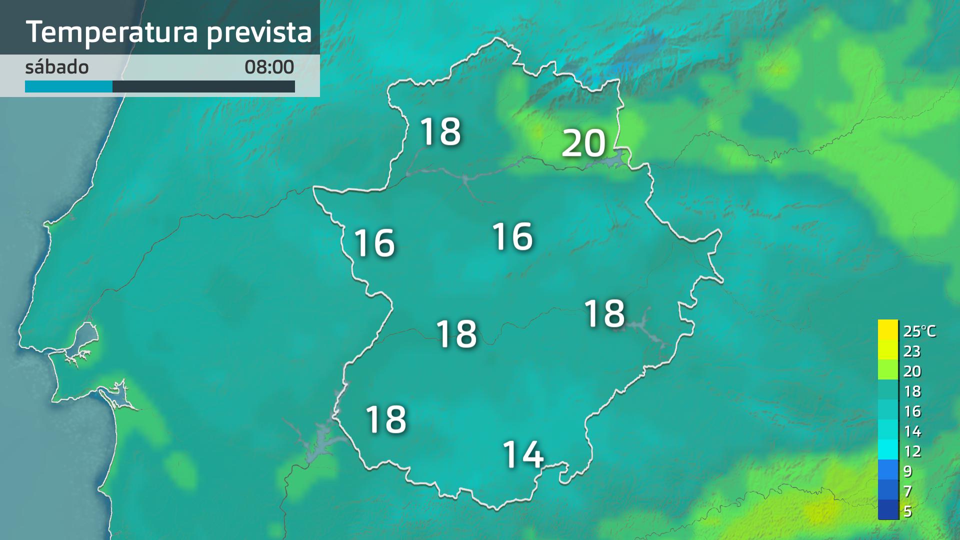 Temperatura mínima prevista