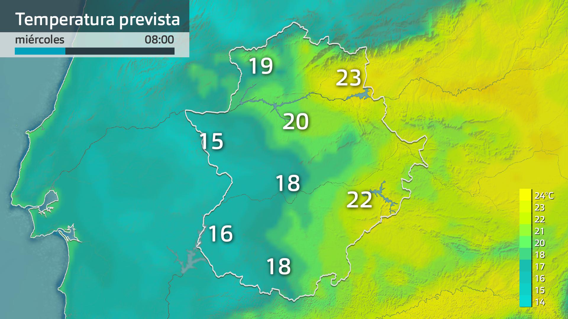 Temperatura mínima prevista