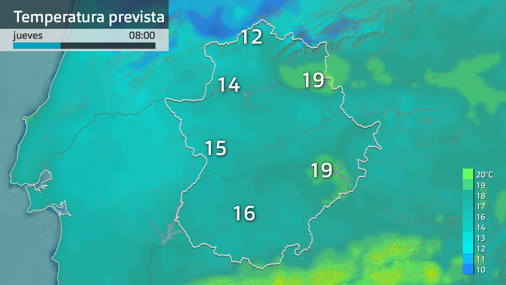 Temperatura mínima prevista