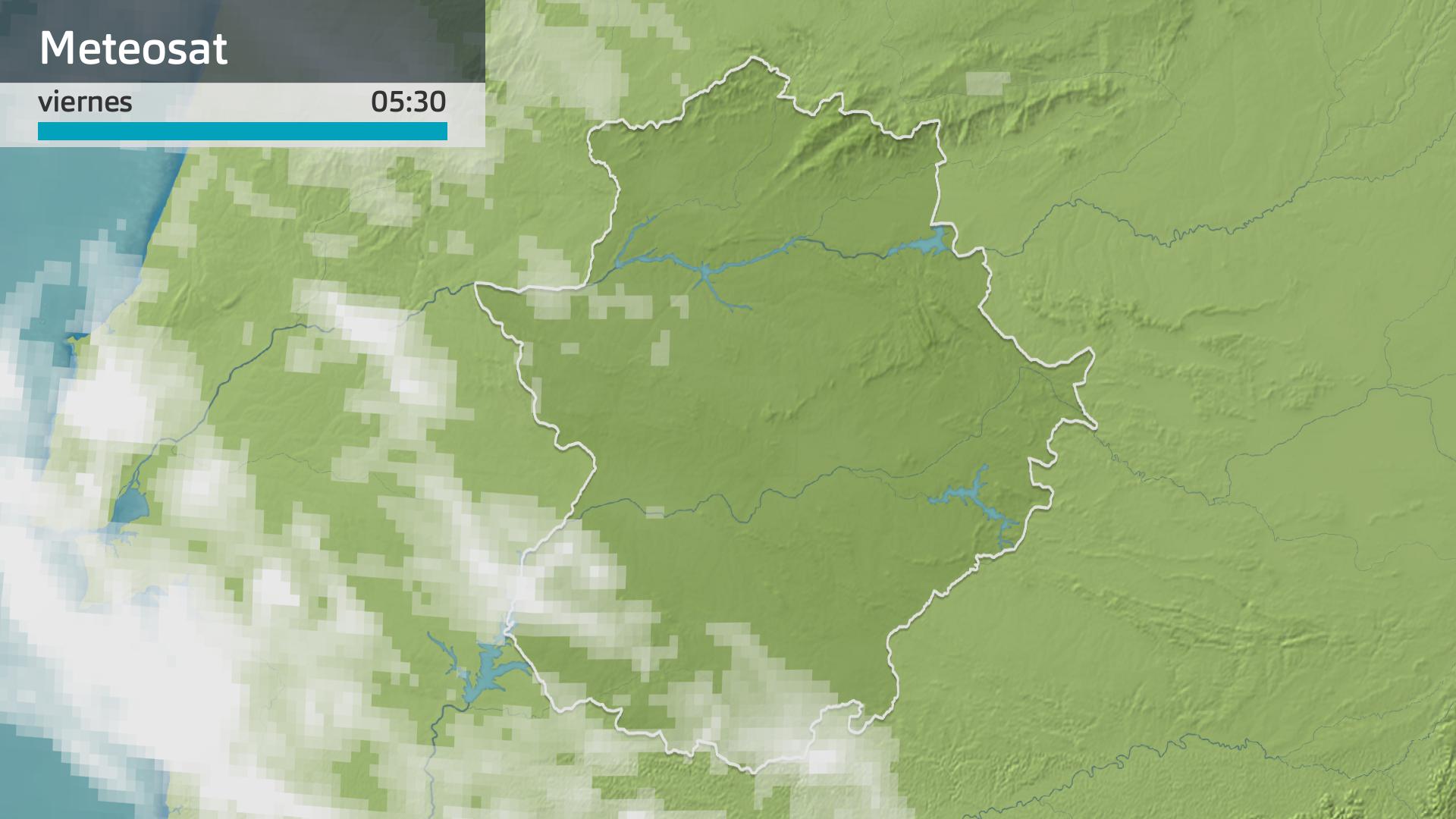 Imagen del Meeosat viernes 6 de octubre 5:30 h.