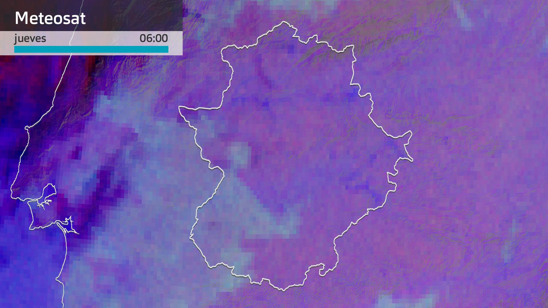 Imagen del Meteosat jueves 12 de junio 6 h.