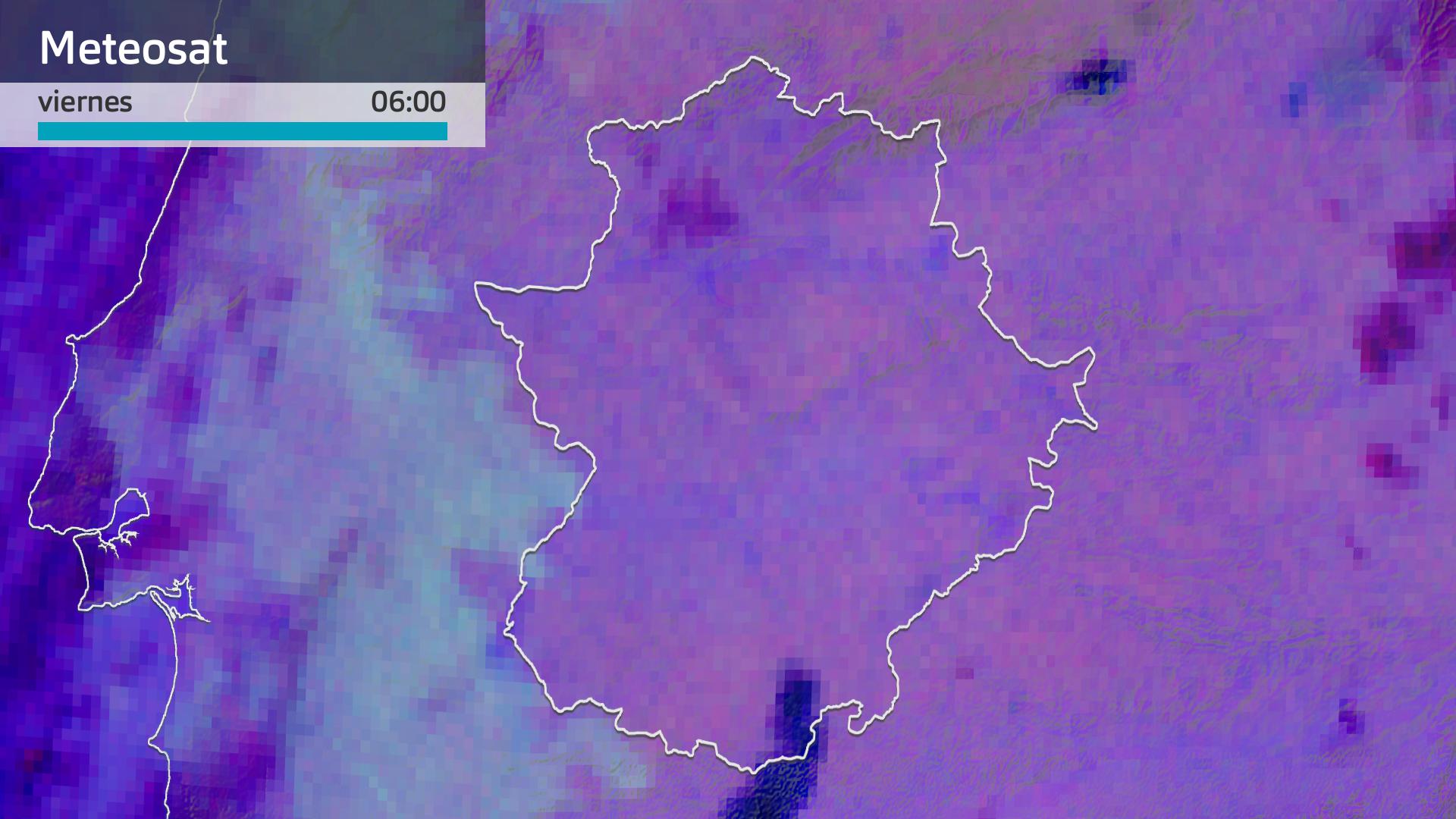 Imagen del Meteosat viernes 13 de junio 6 h.