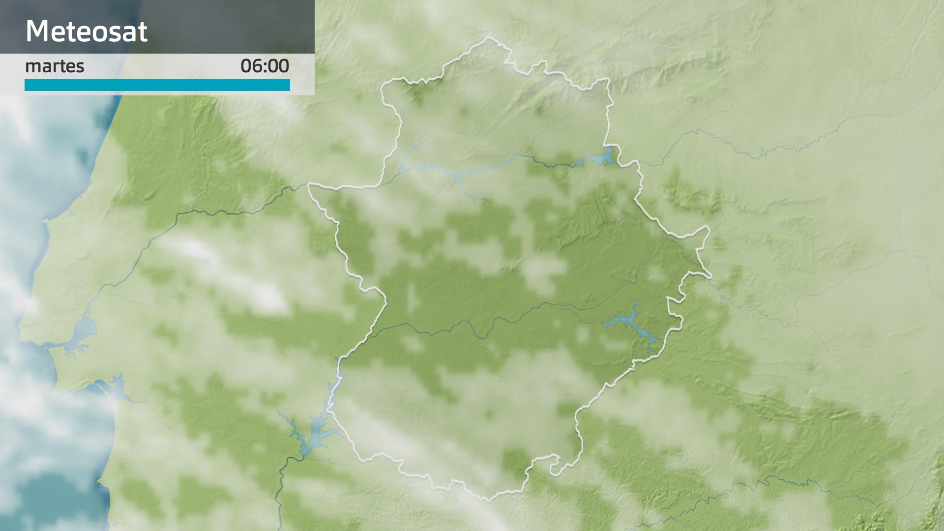Imagen del Meteosat martes 28 de octubre 6 h.