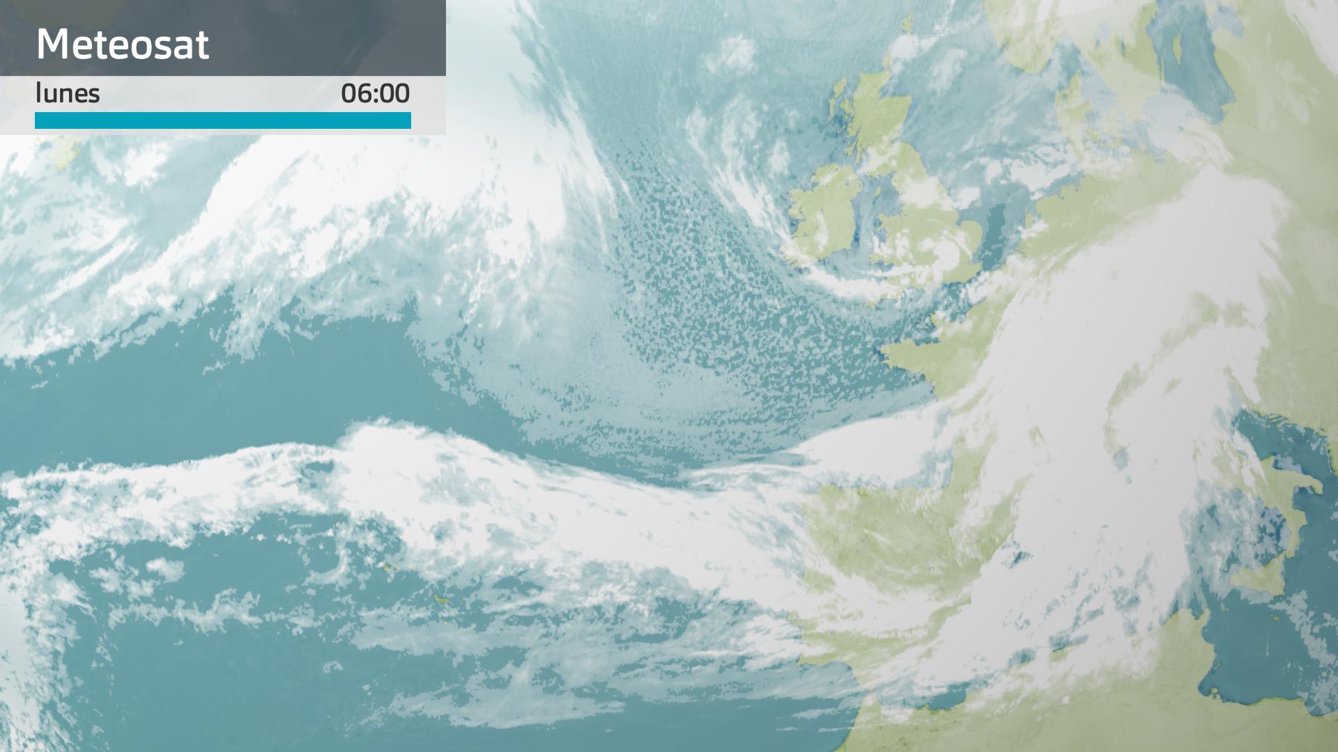 Imagen del Meteosat lunes 24 de noviembre 6 h.