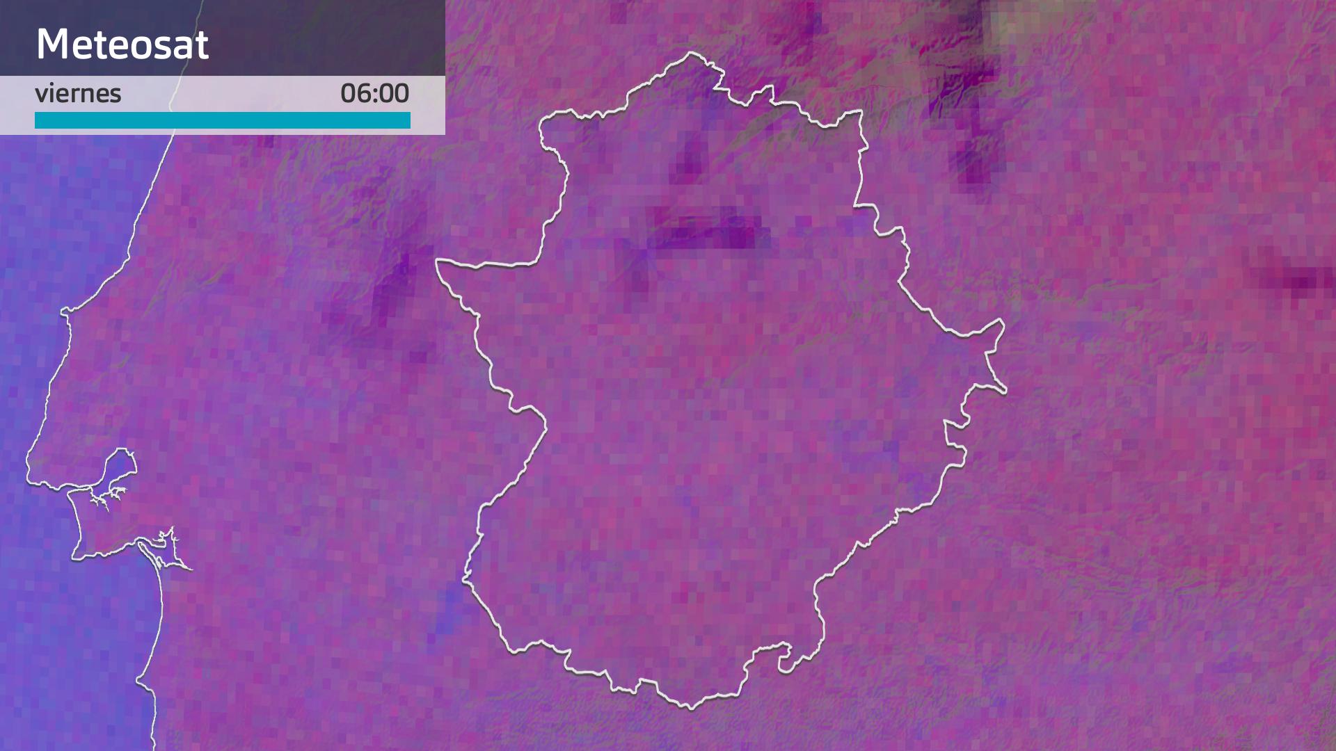 Imagen del Meteosat viernes 27 de marzo 6 h.