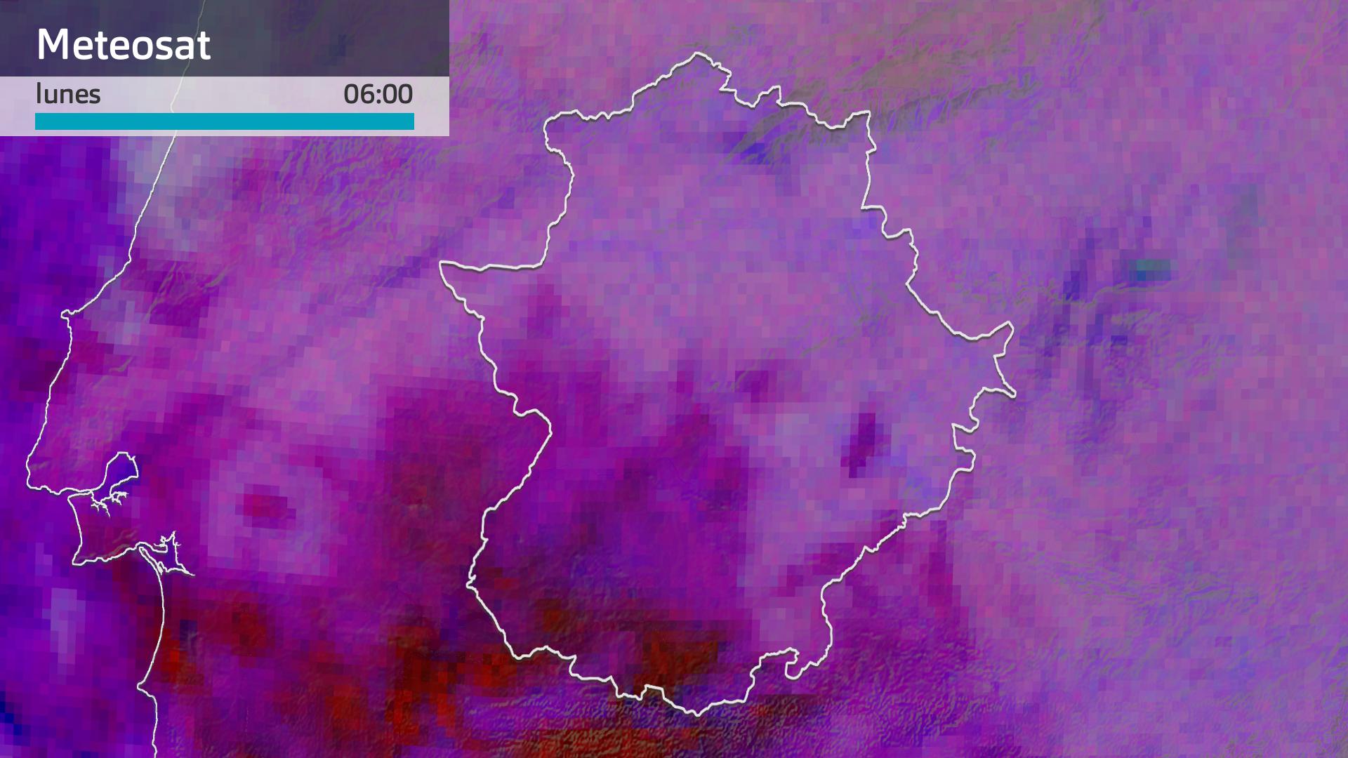 Imagen del Meteosat lunes 20 de abril 6 h.