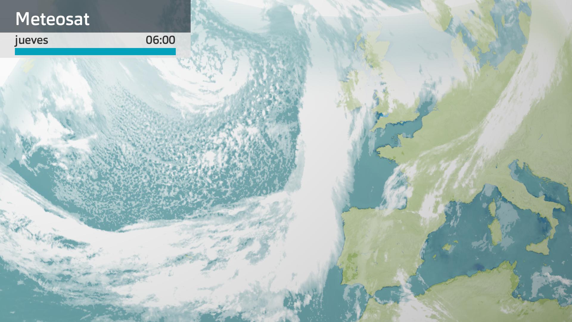 Imagen del Meteosat jueves 11 de diciembre 6 h.