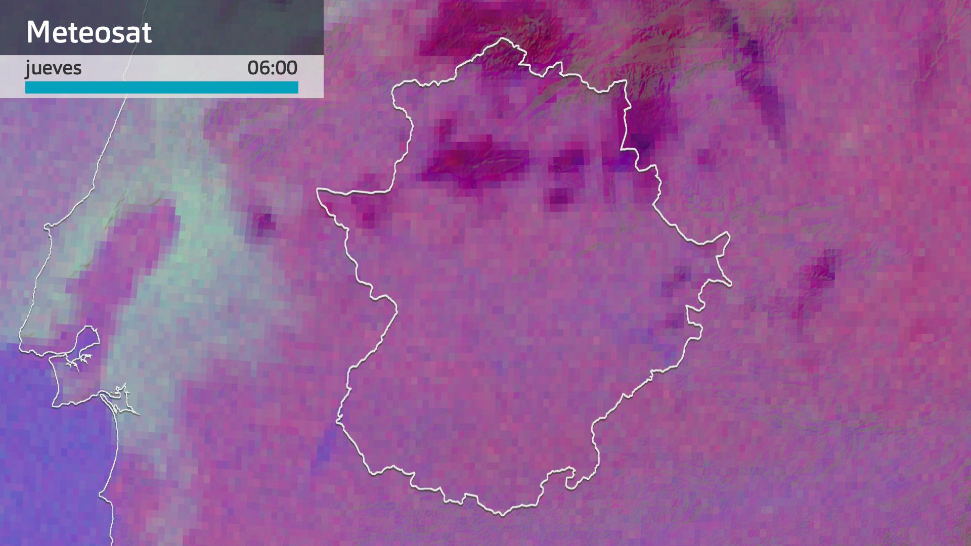 Imagen del Meteosat jueves 12 de marzo 6 h.