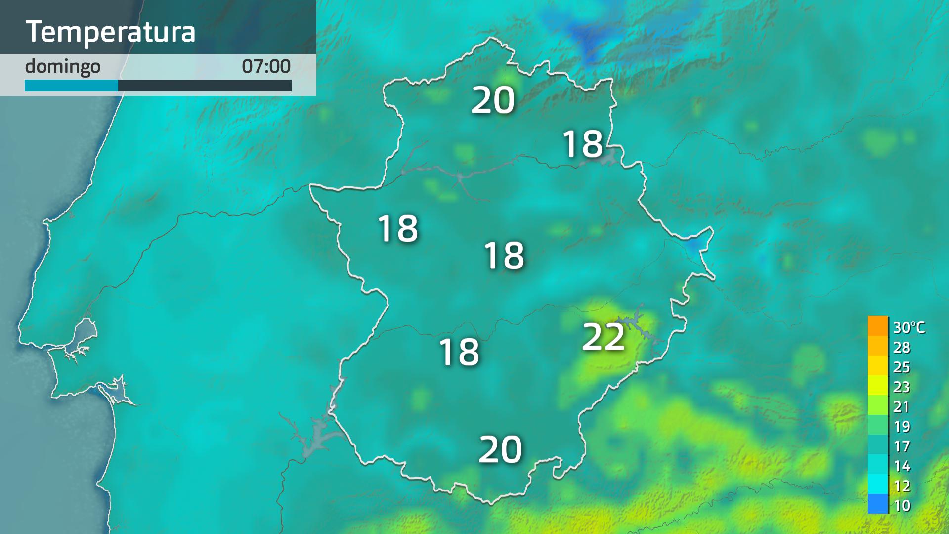 Temperatura mínima prevista