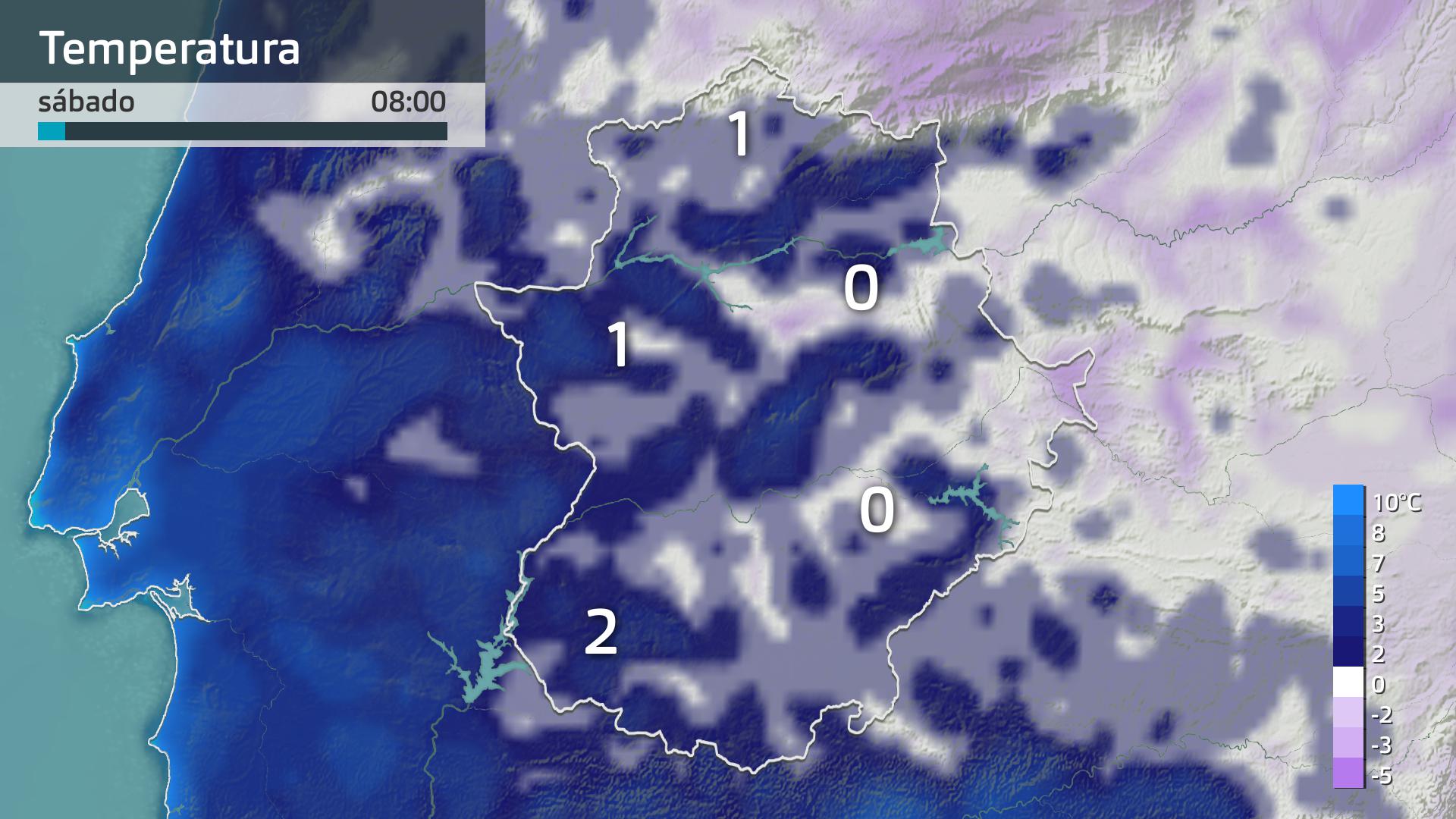 Temperatura mínima prevista