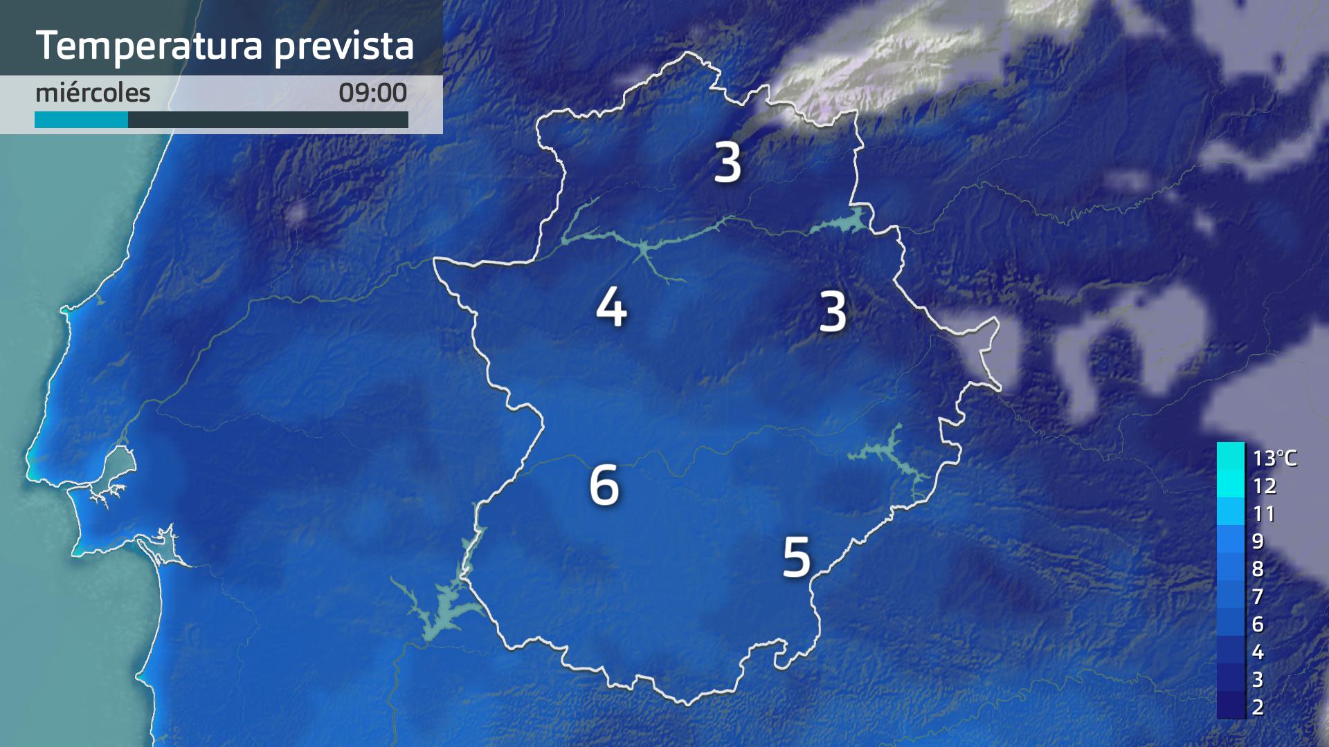 Temperatura mínima prevista